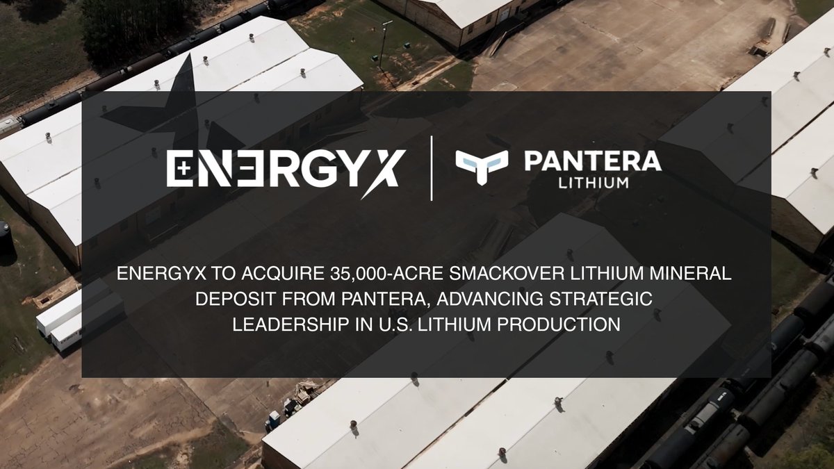 🚨 BREAKING NEWS 🚨

We've just announced a MAJOR acquisition that puts EnergyX in position to become one of the largest lithium producers in the United States. EnergyX has entered into a binding conditional agreement to acquire Daytona Lithium Pty Ltd, a wholly owned subsidiary