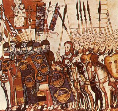 HistoriaAurea's tweet photo. Batalla de #Alarcos 🪖
🗓️19/07/1195
⚔️Castilla VS Almohades
👥Alfonso VIII VS Abū Ya'qūb Yūsuf al-Mansūr
🏆Victoria Almohade. La batalla freno el avance cristiano, que no obtuvieron otra victoria importante hasta la Batalla de las Navas de Tolosa en 1212
#Historia #Batalla https://t.co/idzX8NsZ1S