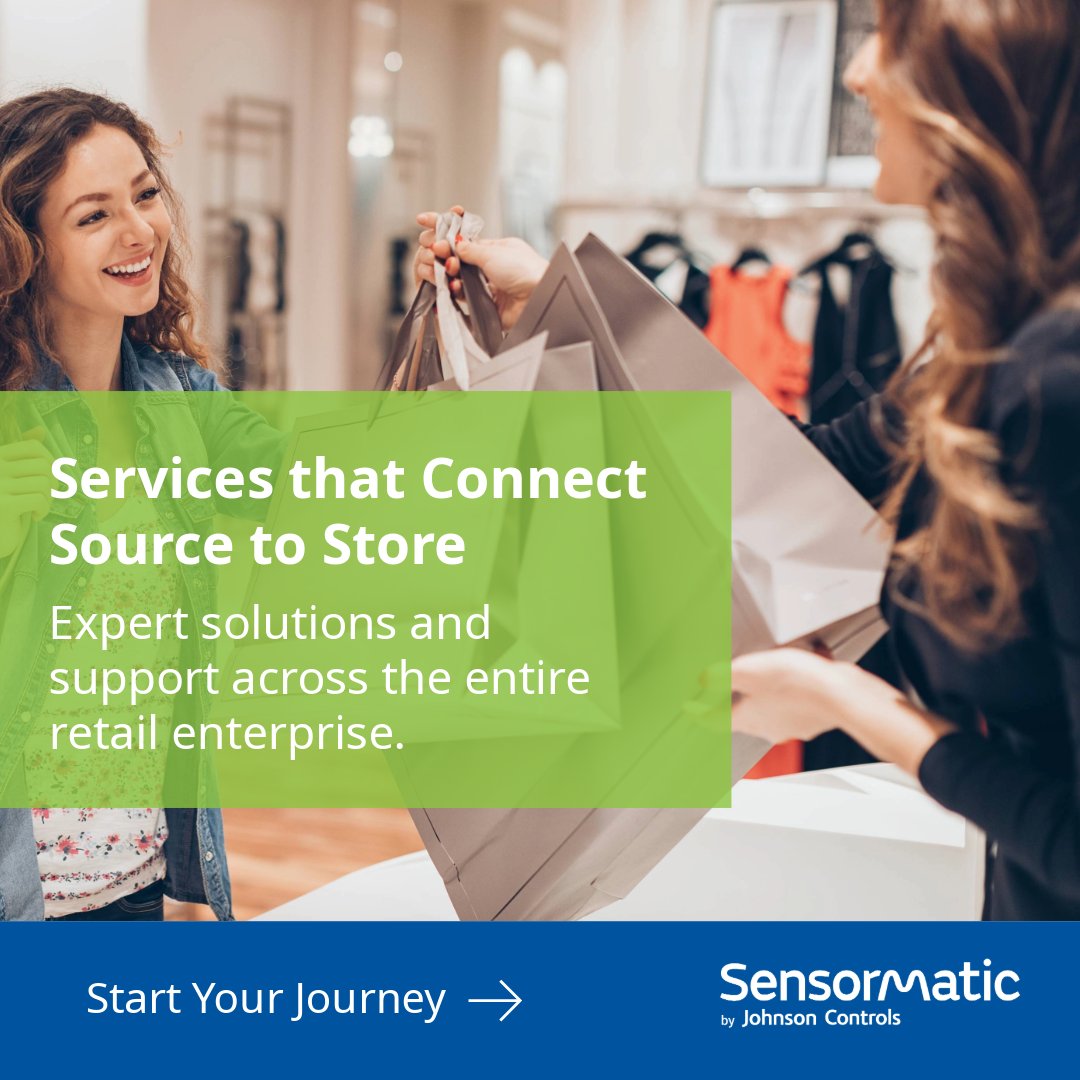 Sensormatic Solutions (@sensormatic) on Twitter photo From source tagging to professional consulting, <a href="/Sensormatic/">Sensormatic Solutions</a>โs services that connect source to store help retailers drive smarter, more agile operations from supply chain to storefront.
๐ Read the blog: ow.ly/mKqx50Wn6T4 From source tagging to professional consulting, <a href="/Sensormatic/">Sensormatic Solutions</a>โs services that connect source to store help retailers drive smarter, more agile operations from supply chain to storefront.
๐ Read the blog: ow.ly/mKqx50Wn6T4