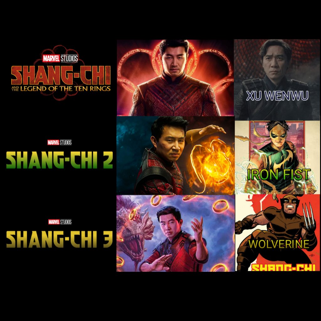MVLRMADN1's tweet photo. UPCOMING MARVEL MOVIE 🔥 

Shang chi vs Xu wenwu 

Shang chi vs Iron fist 

Shang chi vs Wolverine 

•Shang chi and the legend of the ten rings (2021)

•Shang chi 2 (......)

•Shang chi 3 (......) https://t.co/MH8wBjyPxl