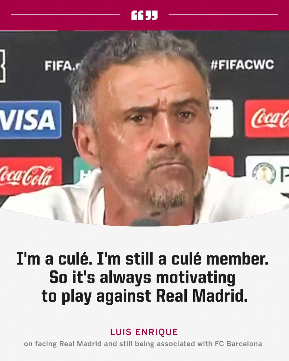 Luis Enrique says he's still a Barcelona member