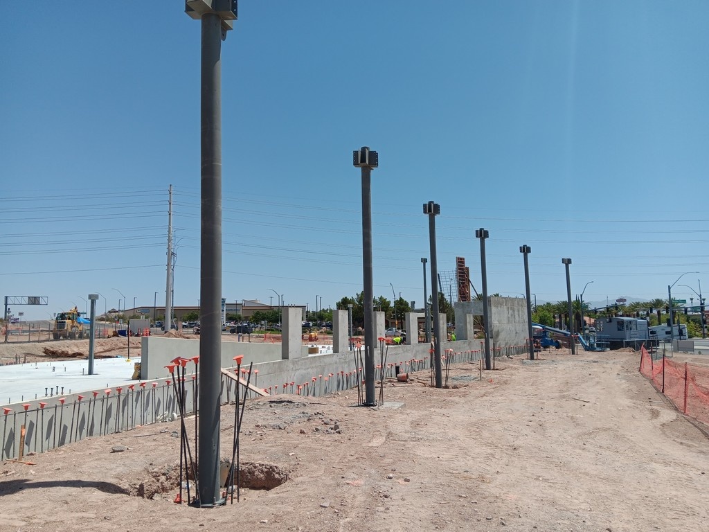 🚧Construction Update🚧

Crews have begun erecting steel beams for the visitor center. Steel framing will continue through the month.