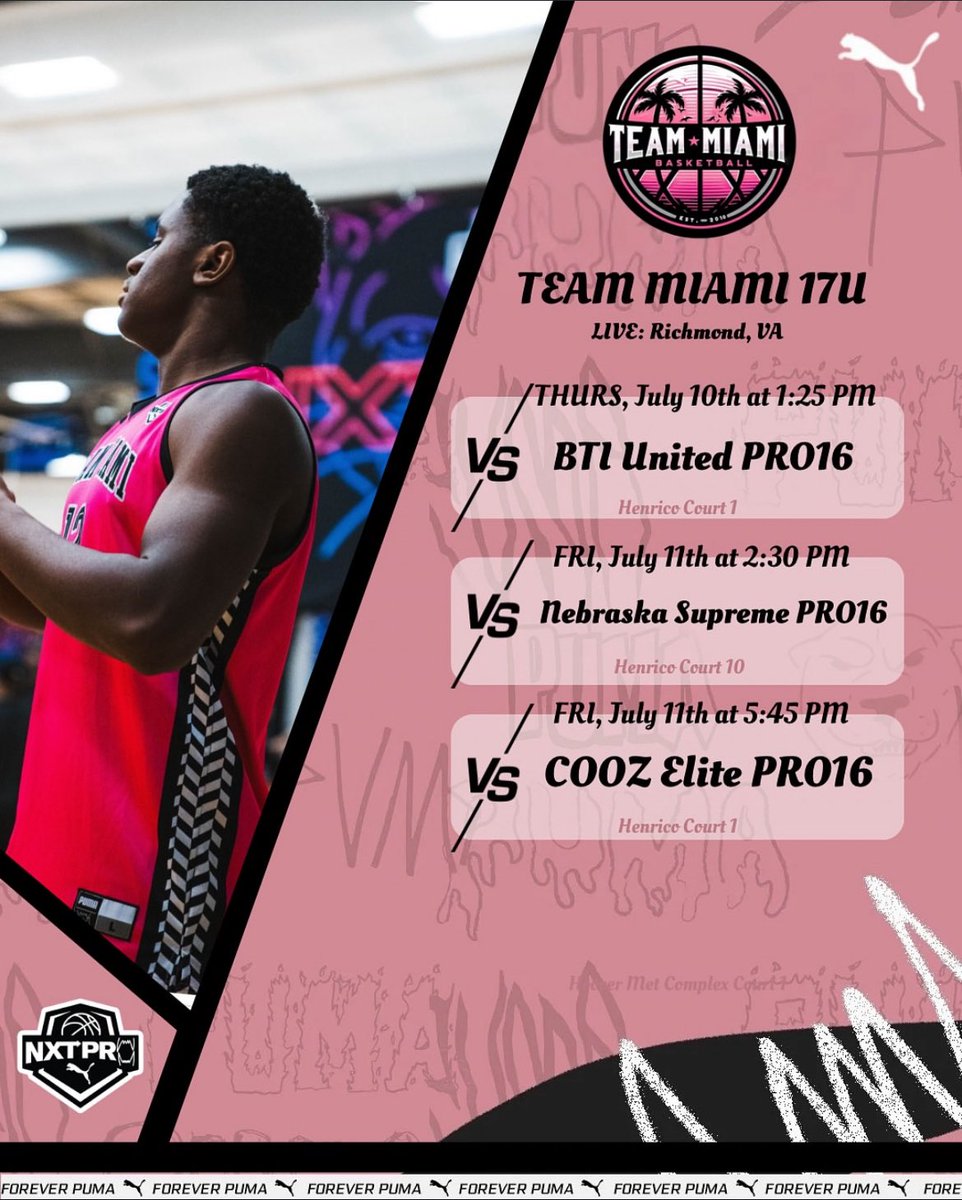 Lucas Diaz (@lucasdiaz2_) on Twitter photo COACHES, here is my schedule this weekend in Richmond, VA for the <a href="/PRO16League/">PRO16/NXTPRO League</a> playoffs. <a href="/TeamMiamiAAU/">Team Miami</a> COACHES, here is my schedule this weekend in Richmond, VA for the <a href="/PRO16League/">PRO16/NXTPRO League</a> playoffs. <a href="/TeamMiamiAAU/">Team Miami</a>