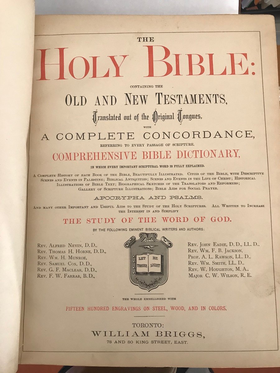 McGillLib's tweet image. A #newblogpost by Master of Information Studies student, Angela Mortimer delves into the stories in and behind the #mcgillrarebooks Bible Collection. Read "Personal and Colourful" ⬇️
mcgill.ca/x/iQB 📖