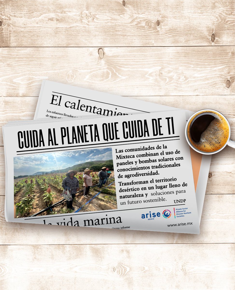 arisemx's tweet photo. #CuidaElPlanetaQueCuidaDeTi
🇲🇽 En la Mixteca, las comunidades, con apoyo de organismos internacionales y ONG´s, han desarrollado iniciativas para restaurar y proteger su entorno, que aprovechan la innovación y conocimientos tradicionales para construir un futuro sostenible 🙌🌎 https://t.co/HGG2sjGTcm