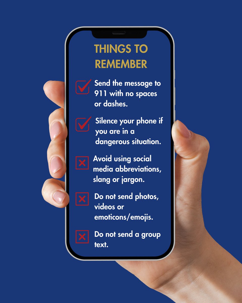 If you’re unable to speak during an emergency, you can text 911 throughout Miami Beach and Miami-Dade County. 📲

Swipe through to learn how to use this feature and what to keep in mind before hitting send.

For more information, visit miamibeachfl.gov/city-hall/fire…