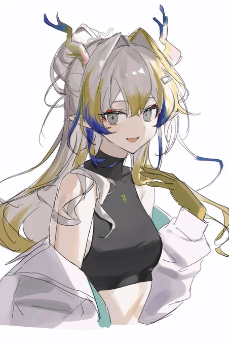 #アークナイツ シュウちゃん 新しい髪型すっごく似合ってるぞ