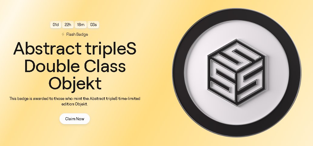 0xProvoked's tweet photo. Make sure to claim the new badge on Abstract!!

How to claim:
1. Go on abstract homepage and click mint now
2. Mint the abstract nft for only $3.29

Enjoy your badge!! https://t.co/XQ4RUb7Nvt