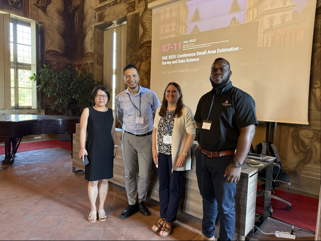 UNStats's tweet image. At #SAE2025, a panel on 🇯🇲 Jamaica's approach to population modelling showcased how @STATINJA is working with @UNStats & partners to leverage data integration and modelling to address census undercoverage. A powerful case of data integration in action.
🔗 sae2025.org