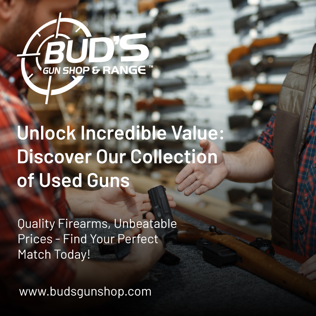 Our used guns give you top performance without the brand-new price tag.

budsgunshop.com/search.../type…

#BudsGunShop #PreownedGuns #BudsUsedGuns