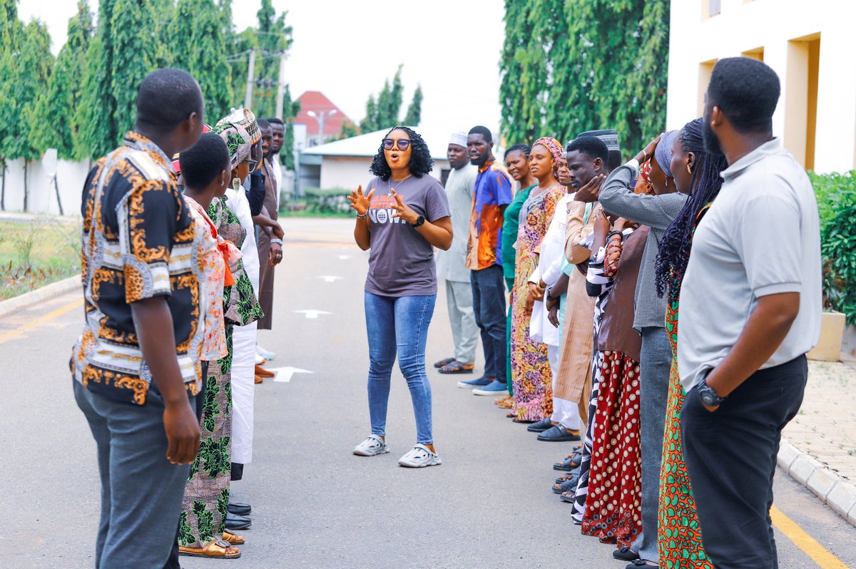 ActionAidNG's tweet photo. “What’s the biggest tribe in Nigeria?”
At today’s #GOLDTraining in Yola, this raised a deep dialogue on identity, unity, and power.
GOLD isn’t just leadership training; it’s about building a movement of young people organising to demand  change.
#SPAII #Youth4GreenEco https://t.co/MmsEA36dCq