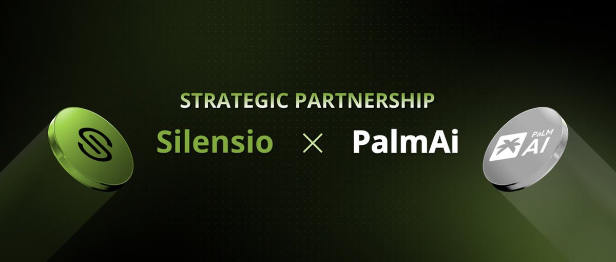 silensio (@silensio_xyz) on Twitter photo Official Partnership Announcement
We’re proud to announce our Strategic Partnership with <a href="/palmaierc/">PaLM AI - $PALM</a> 
This collaboration brings together the strength of AI and Privacy, setting the foundation for a more secure and intelligent Web3 experience.
Here’s what’s coming:
• Official Partnership Announcement
We’re proud to announce our Strategic Partnership with <a href="/palmaierc/">PaLM AI - $PALM</a> 
This collaboration brings together the strength of AI and Privacy, setting the foundation for a more secure and intelligent Web3 experience.
Here’s what’s coming:
•