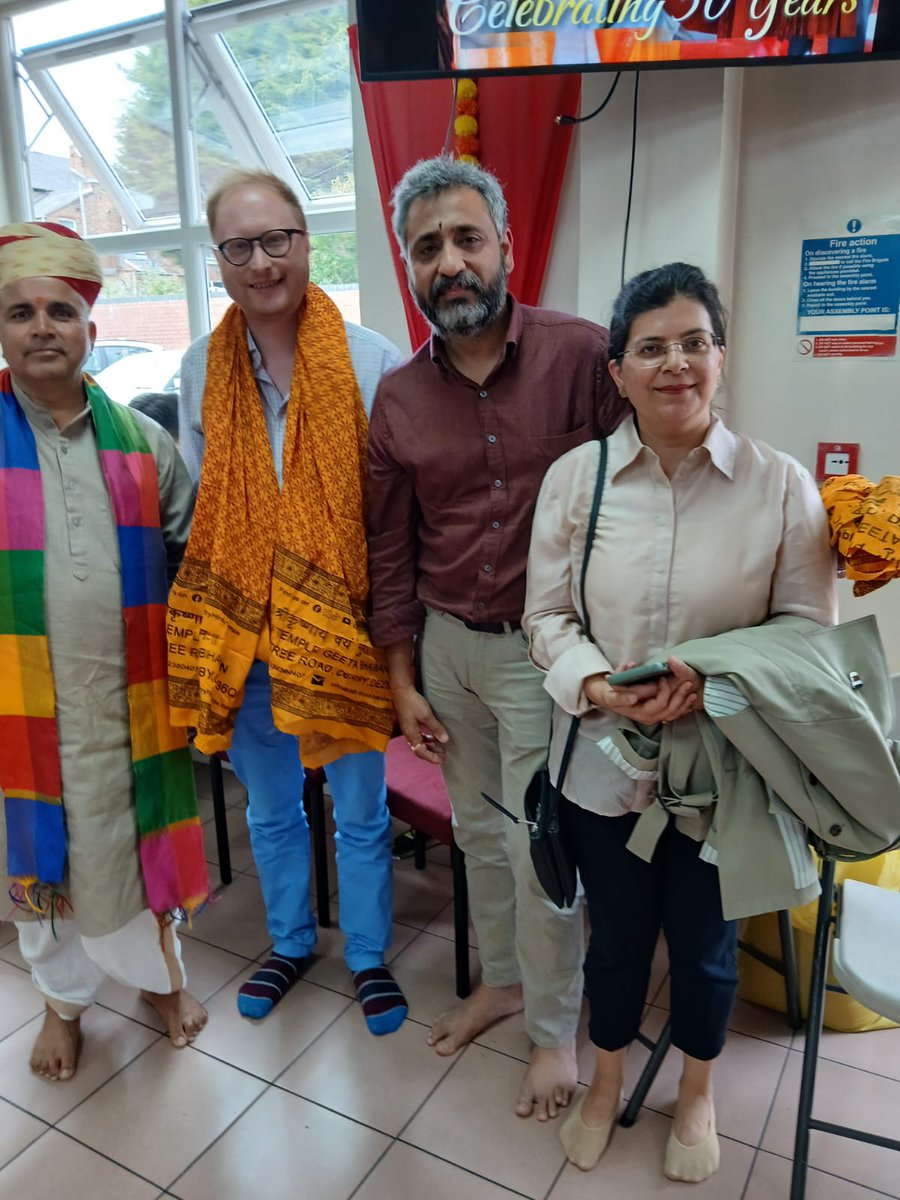 I attended the celebration of 50 Years of the Hindu Temple at Geeta Bhawan Derby last weekend with residents of Mid Derbyshire. This was my first visit to a Hindu Temple, and I enjoyed a really warm welcome and wonderful hospitality.

I look forward to going again in the future.