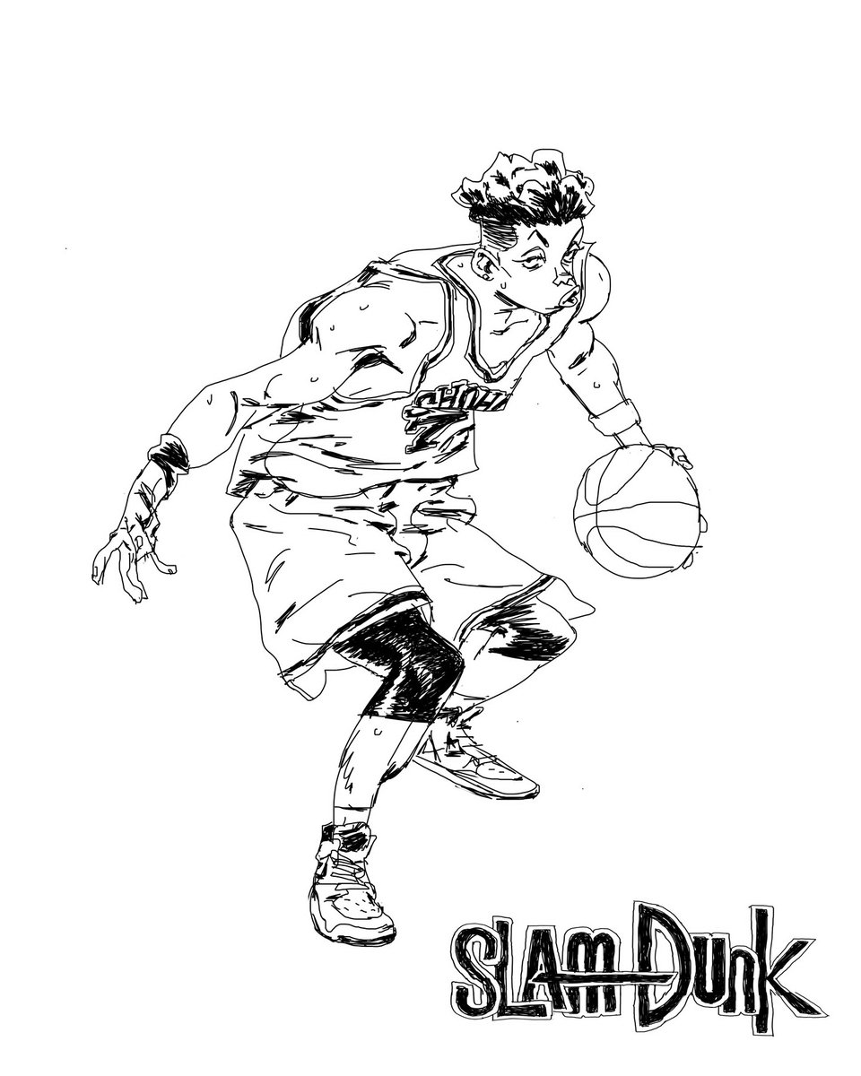 "Slam Dunk" fanarts by chinese artist Simba Tian (I am What I am, Scissor Seven...).
[1/2]