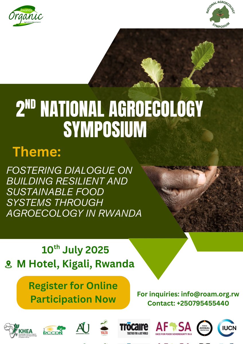 RccdnRwanda's tweet image. Today RCCDN welcomed the @Afsafrica Coordinator, @Million_Belay in Rwanda ahead of the 2nd National Agroecology Symposium to be held tomorrow, July 10, 2025 at M Hotel, Kigali.