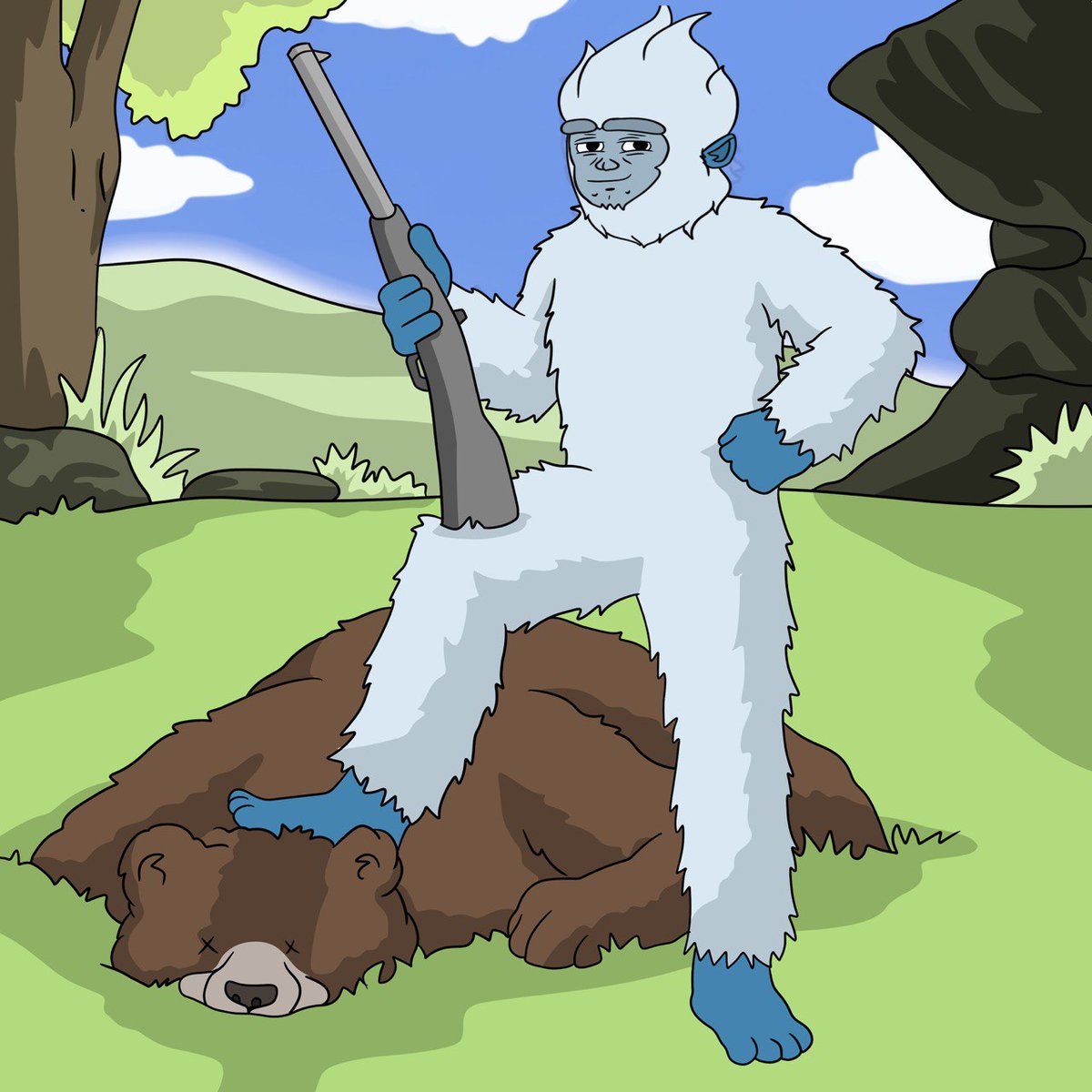 Bear season’s open ❄️🎯