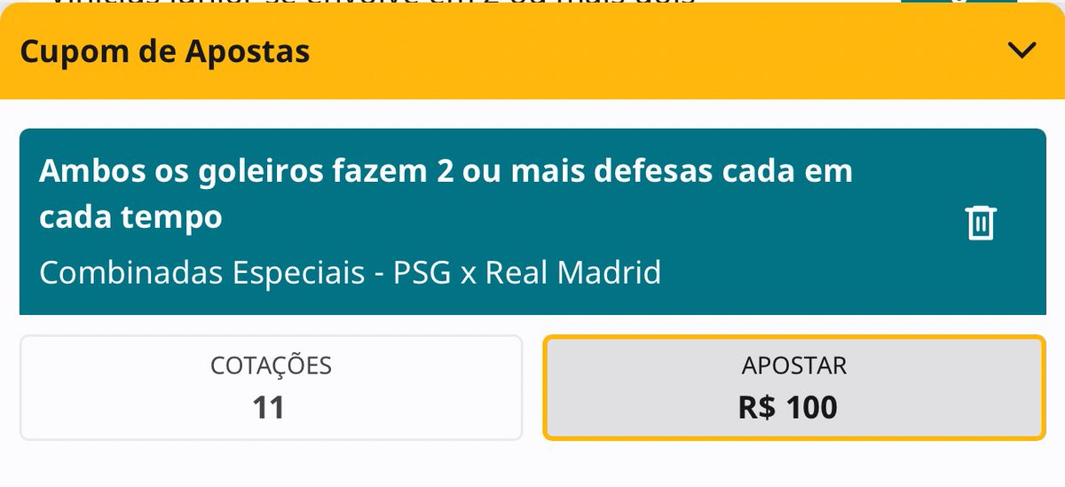 MTips01's tweet photo. Ambos os goleiros pra realizar 2 defesas ou mais em cada tempo de PSG x Real Madrid 🔥

Valor? https://t.co/A2hyRdh3kR