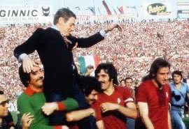 Quando penso al #Torino la prima cosa che mi viene in mente è #VMazzola , una leggenda del Grande #Torino. La seconda #GigiRadice, l’uomo dell’ultimo #Scudetto. La terza i gemelli del gol, #Pulici e #Graziani. Trovo terribile che dei 20! anni di presidenza #Cairo non ci sia