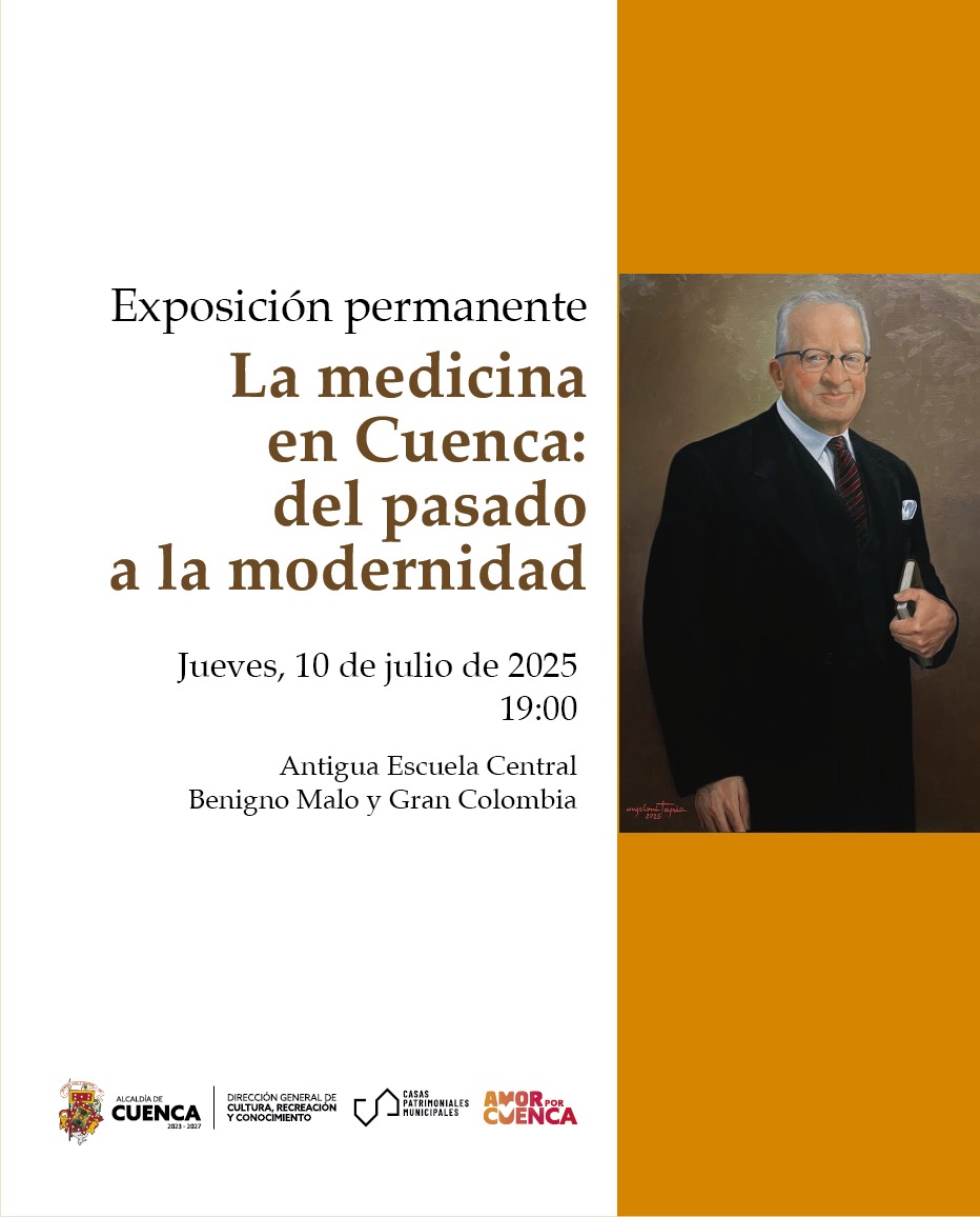CulturaCUE's tweet photo. #Inauguración de la exposición “La medicina de Cuenca: del pasado a la modernidad”, una muestra que recorre la historia de la medicina local y rinde homenaje al Dr. Emiliano Crespo Astudillo, pionero y referente médico azuayo
¡Te esperamos!
#Cuenca #AmorPorCuenca #YoAmoCuenca https://t.co/8iBoWStSMC