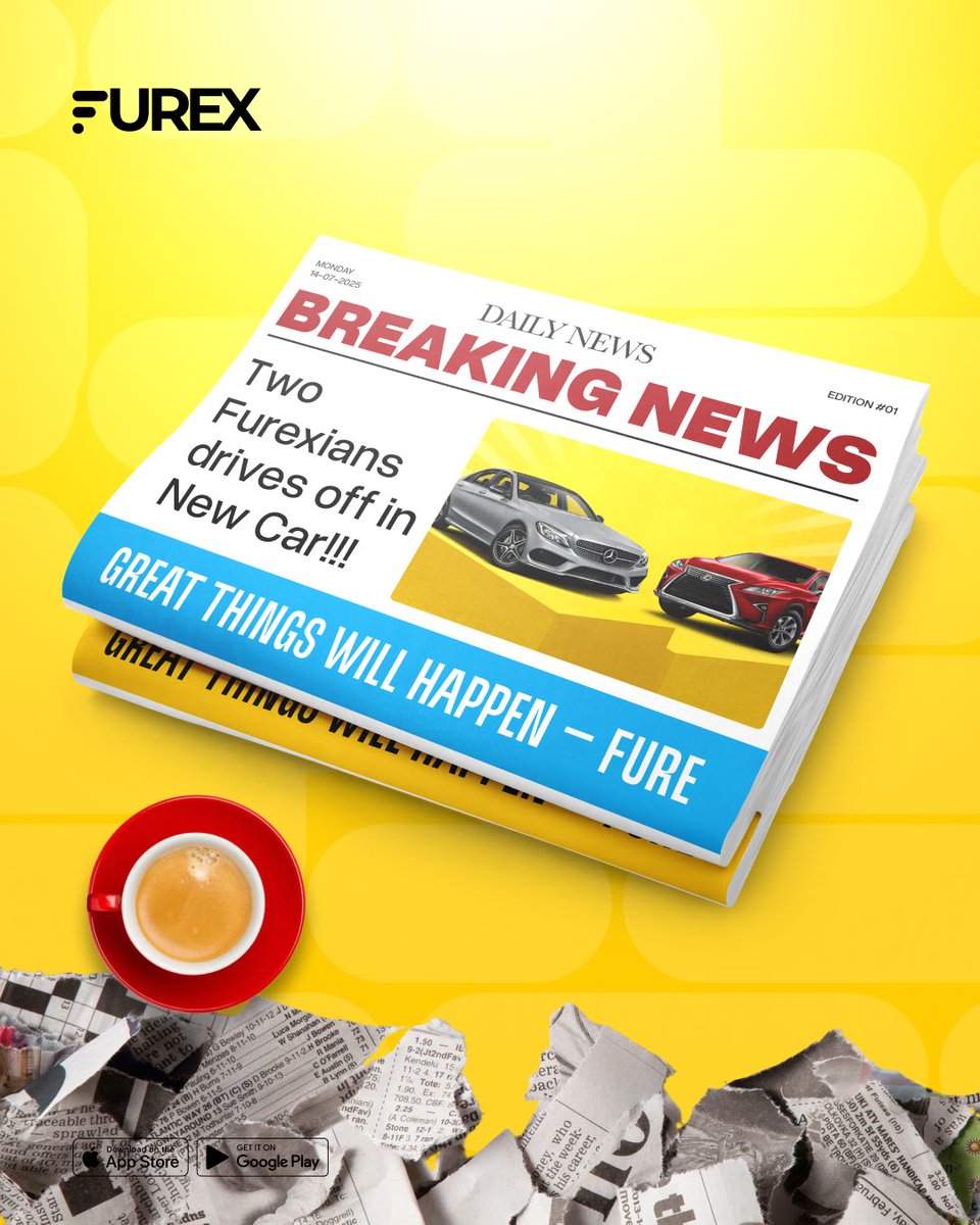 FurexApp's tweet photo. BREAKING NEWS🚨🚨🚖🚘
We’ve got two Furexians driving off with a brand new car very soon.
Would it be you or nah?🤨
#FurexApp #UseFurex #DoMoreWithCrypto #R2R #FurexCarGiveAway https://t.co/2VlUU5PPuT