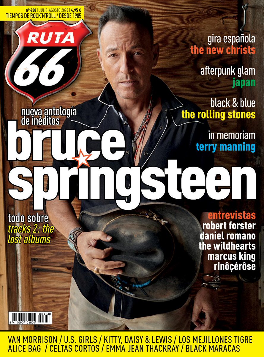 ruta66mag's tweet photo. #Ruta66 - extra verano: @springsteen π₯ @RollingStones π₯ #TheNewChrists π₯ @rinocerose π₯ @vanmorrison π₯ #Japan π₯ @AliceBag π₯ @KDandL π₯ @CeltasCortos π₯ #TerryManning RIP https://t.co/dUhrMGuMKm