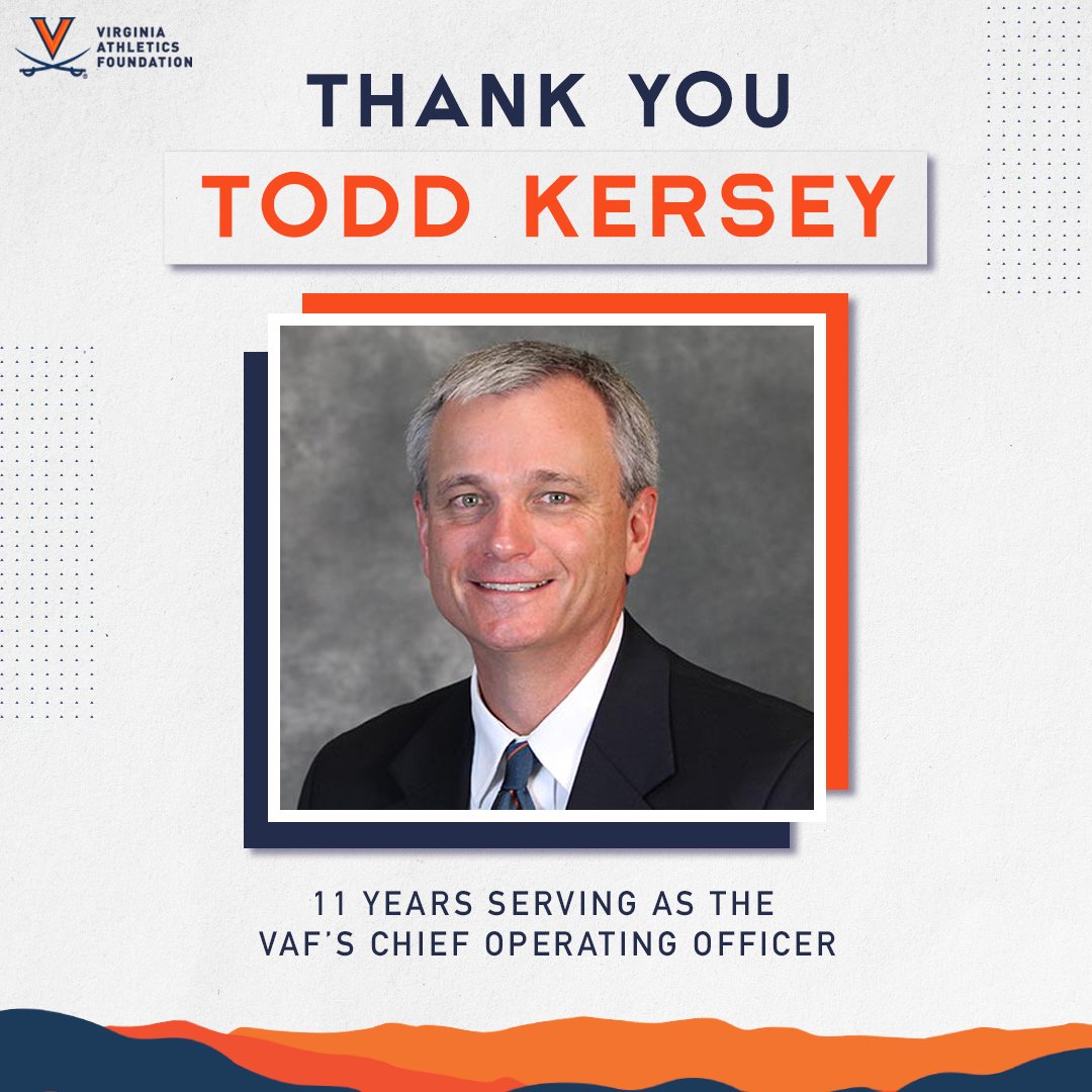 Virginia Athletics Foundation (@uva_vaf) on Twitter photo In Todd’s 11 years as COO, he has fostered meaningful relationships for the VAF across Grounds and the greater Charlottesville community. A UVA grad & dedicated fan, Todd has brought a strong passion to his work that has greatly advanced Virginia Athletics over the last decade. In Todd’s 11 years as COO, he has fostered meaningful relationships for the VAF across Grounds and the greater Charlottesville community. A UVA grad & dedicated fan, Todd has brought a strong passion to his work that has greatly advanced Virginia Athletics over the last decade.