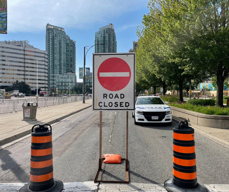 Civic Centre Parking &amp; Road Closure Notice Due to Jackalope Event.  

🚧 Duke of York Blvd. (Princess Royal Dr. to Burnhamthorpe Rd.) Closures:
🗓️ July 9–17: Northbound closed, southbound partially closed for event setup.
🗓️ July 11–13: Fully closed in both directions.

🚗 July