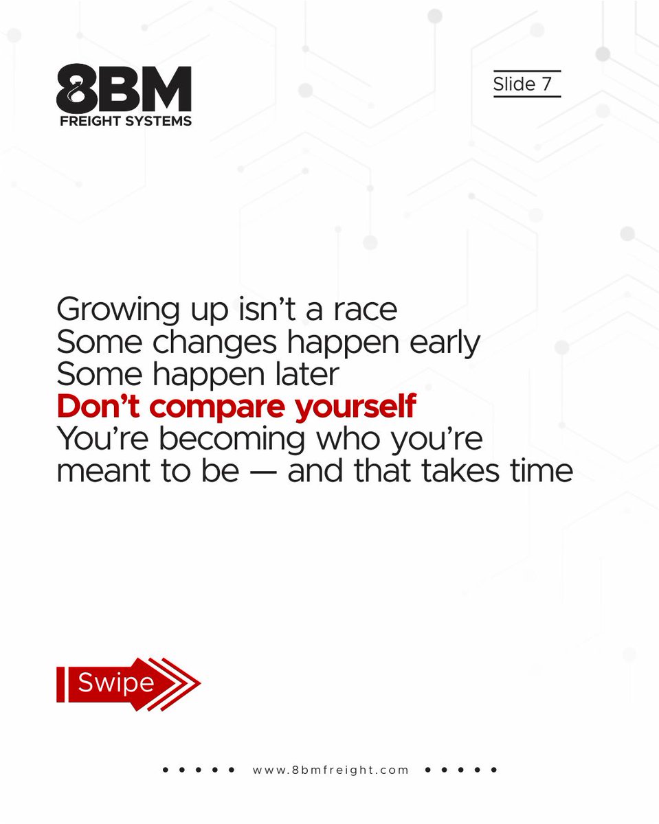 8BMFreight's tweet photo. Incase you missed out on our Code Create Care CSR Event. Here are 6 Key lessons from our Puberty, hygiene and mental health awareness talk.
#8BM #8BMfreight #CodeCreateCare https://t.co/iHC4FN6f7b