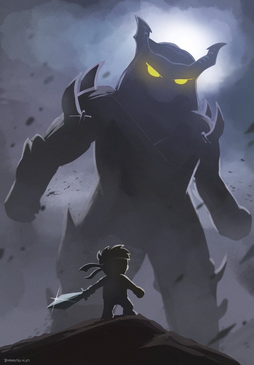 My official entry for <a href="/LumiterraGame/">Lumiterra</a> art contest

Lumi might be small, but no enemy is too big for him to conquer!⚔️

<a href="/AxieArtGallery/">axieartgallery.ron</a> #Ronin #RoninNetwork #LumiterraGame