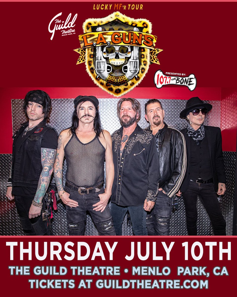 GuildTheatre's tweet image. ๐ THIS WEEK at The Guild Theatre!
7/10 @laguns
7/11 @aamrchow
7/12 Chevy Metal with @StateLineEmpire
7/15 @chrisisaak
๐๏ธ >> guildtheatre.com
Doors 7PM // Show 8PM