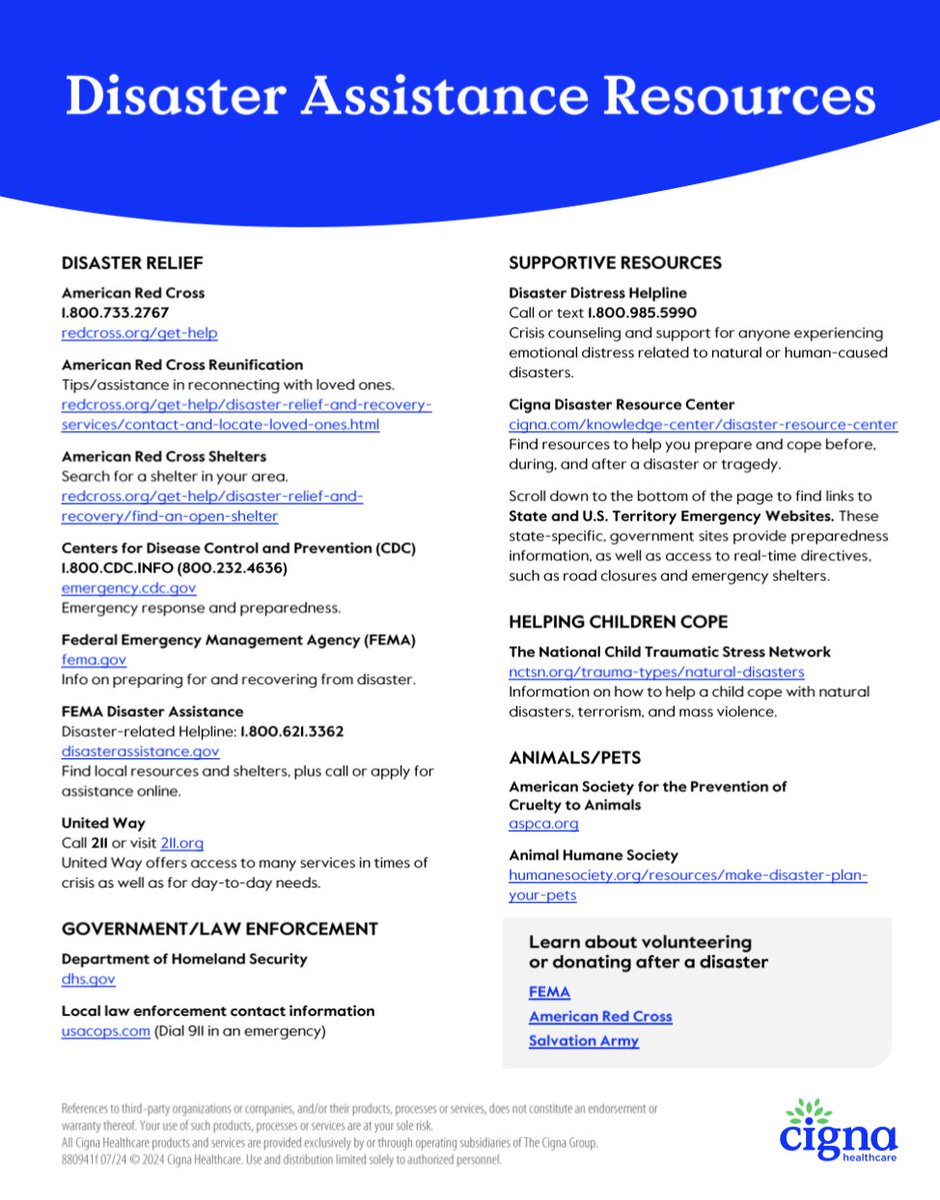TEHWOfficial's tweet image. In response to the recent flood tragedy in Texas, a list of resources is available to support those affected.
