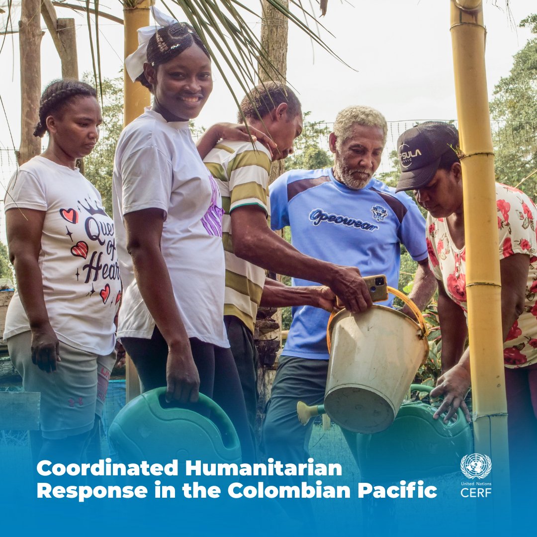 OCHA COLOMBIA (@ochacolombia) on Twitter photo Thanks to <a href="/UNCERF/">CERF - The UN's emergency fund</a>, 8 UN agencies and local NGOs reached 28 conflict-affected communities in Colombia with life-saving support. In a year marked by increase in forced displacement and violence, CERF funding made coordinated humanitarian action possible.
📽️:tinyurl.com/3r592f3w Thanks to <a href="/UNCERF/">CERF - The UN's emergency fund</a>, 8 UN agencies and local NGOs reached 28 conflict-affected communities in Colombia with life-saving support. In a year marked by increase in forced displacement and violence, CERF funding made coordinated humanitarian action possible.
📽️:tinyurl.com/3r592f3w