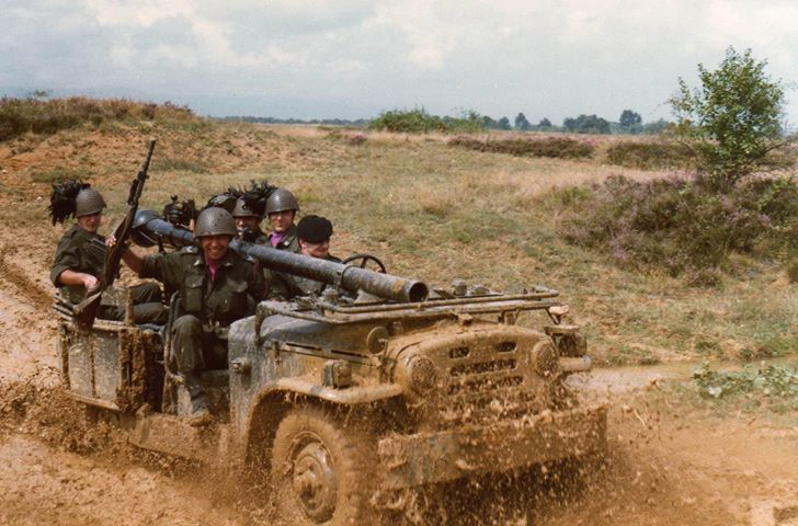 Ciro Nappi (@cironappi6) on Twitter photo FIAT AR-59 "Campagnola" armed with M40 106mm recoiless gun.
Fire It Again Tony. FIAT AR-59 "Campagnola" armed with M40 106mm recoiless gun.
Fire It Again Tony.