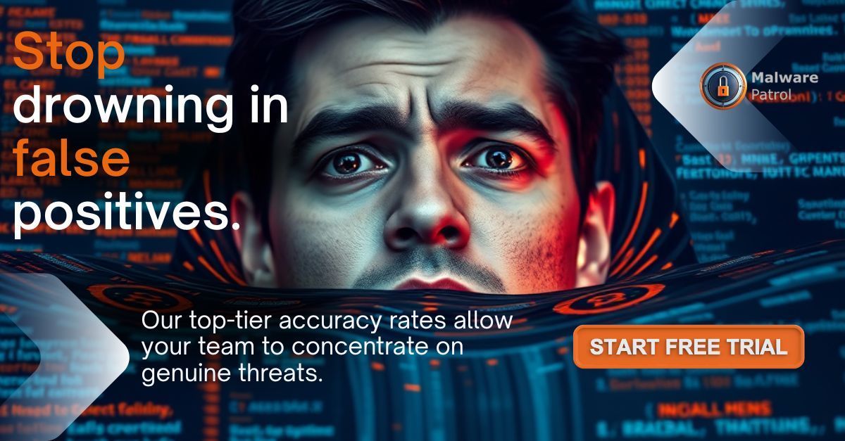 Tired of your security team chasing false alarms? 

Our accurate threat detection system cuts through the noise so your team can focus on real threats. High accuracy rates mean less time wasted and better protection. 

Try it free for 14 days.

malwarepatrol.net/enterprise-thr…