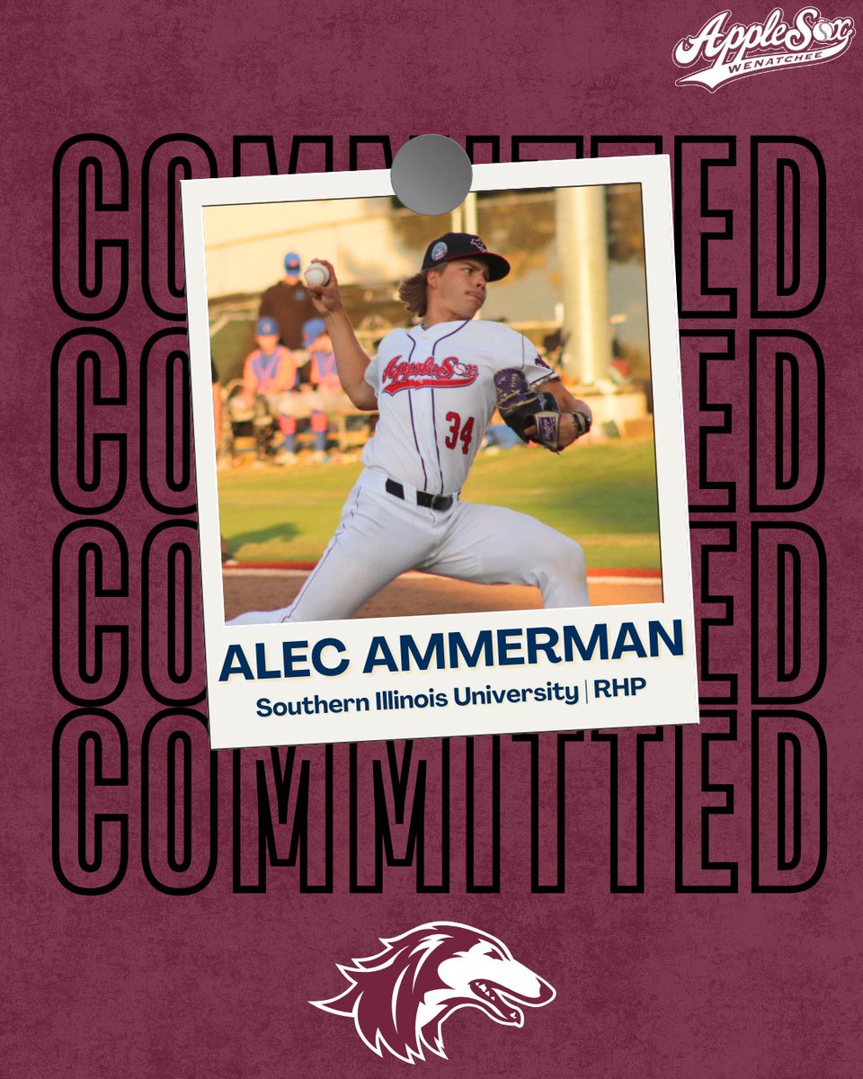 Wenatchee AppleSox (@applesox) on Twitter photo COMMITTED!!!
Congratulations to AppleSox Right Handed Pitcher Alec Ammerman on committing to play for Southern Illinois University! 🔥⚡️
<a href="/AlecAmmerman/">alec ammerman</a> | <a href="/SIU_Baseball/">Saluki Baseball</a> COMMITTED!!!
Congratulations to AppleSox Right Handed Pitcher Alec Ammerman on committing to play for Southern Illinois University! 🔥⚡️
<a href="/AlecAmmerman/">alec ammerman</a> | <a href="/SIU_Baseball/">Saluki Baseball</a>