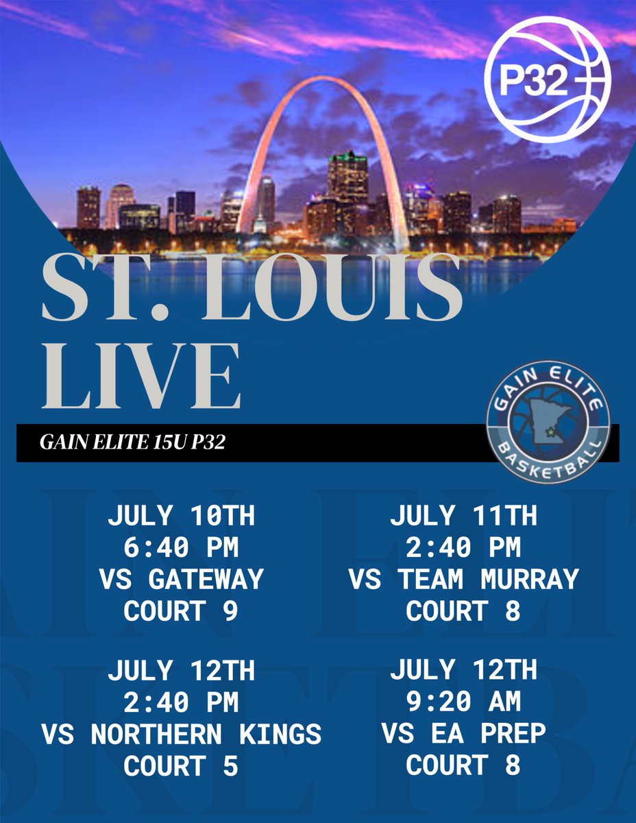 Coaches here is our 15u New Balance Prelude Live Period Schedule: