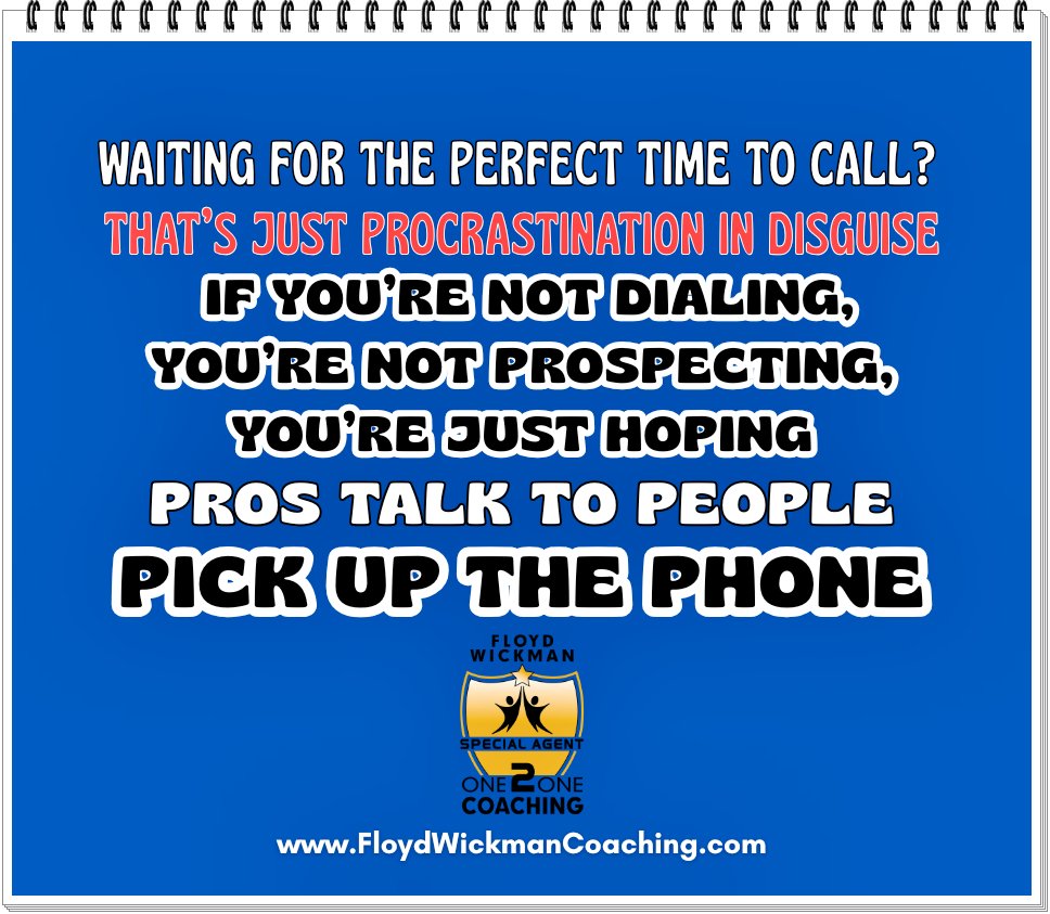FWTPodcast's tweet photo. Why wait for the perfect moment? The best time to make your real estate calls is now! Discover tips and strategies in our latest blog post that will help you take action today. Let's drive success together! https://t.co/oKURk1AYue #realtor #realestateagent #realestatesales https://t.co/EsvLqfcX5R
