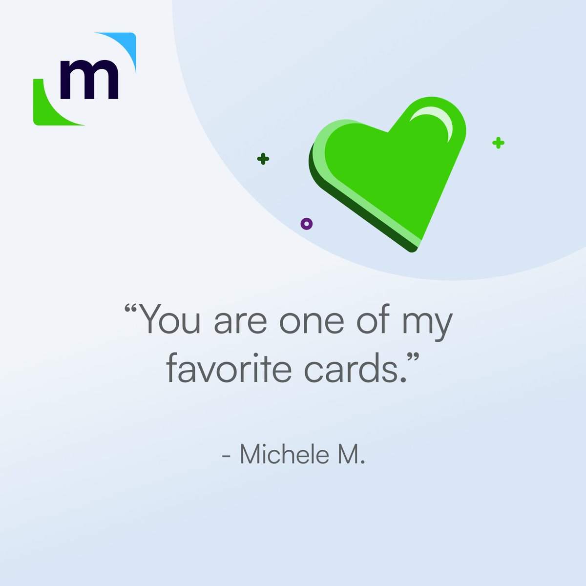 Thanks for being a great customer, Michele!