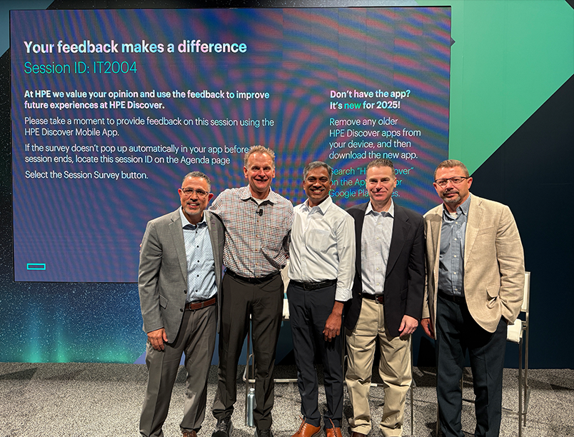 Last week, Peraton made its presence known at #HPEDiscover.  
 
While several employees spoke at the event, Vice President of Technology and Engineering, Mark Adams, had the honor of announcing the availability of ThreatBoard with GreenLake by <a href="/HPE/">HPE</a>.  

ThreatBoard is a