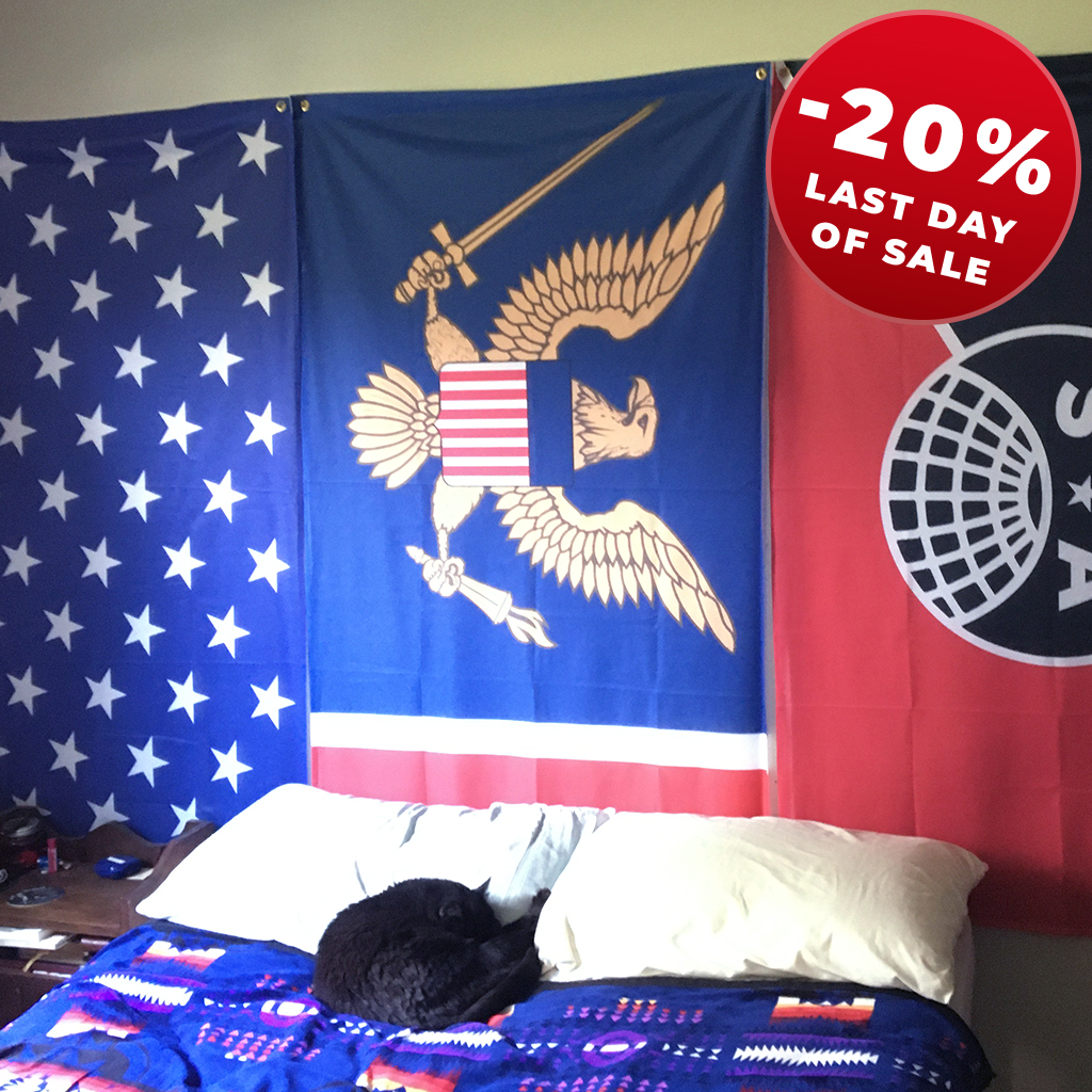 kaisercatcinema's tweet photo. Heads up, today is the Last Day of Sale for both Kaiser Cat Cinema and Flagmaker &amp; Print. Get 20% off all custom flags and alt-history merch at https://t.co/kerdtmi0ai and https://t.co/UK0Jp8BO1N #althistory #customflag #bestflag https://t.co/WTqp1tSlEb