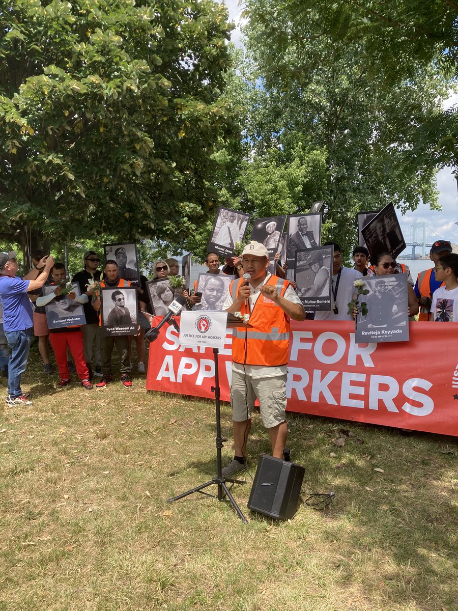 “We’re not just here to mourn. We’re here to demand change.”

A powerful message from Bimal Ghale, an app worker and leader in the fight for justice.