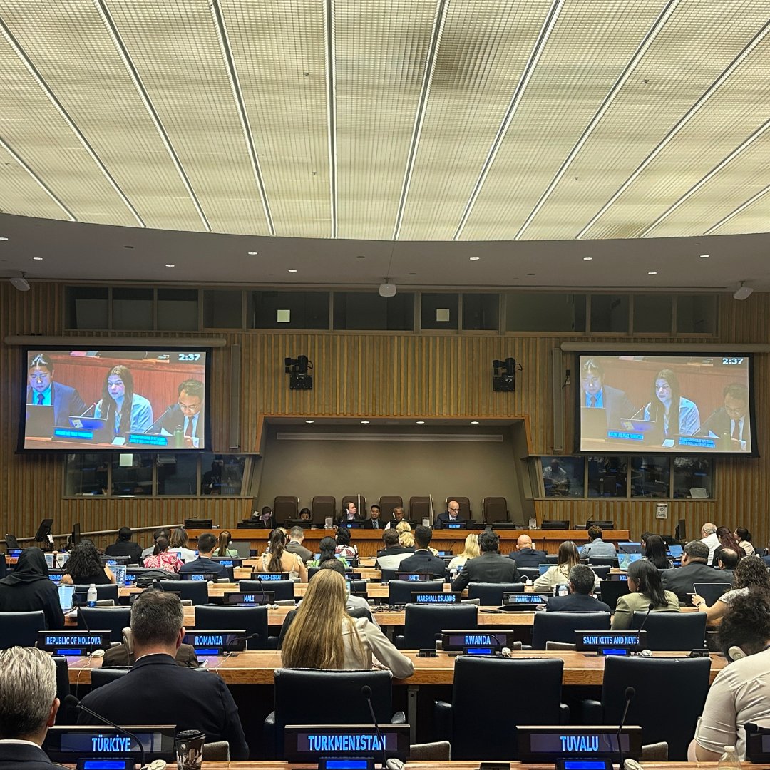 Nuclear Age Peace Fn (@napf) on Twitter photo 🧠 “Digital natives” isn’t just a buzzword. At the UN today, Lydia Peevey (<a href="/napf/">Nuclear Age Peace Fn</a> <a href="/ReverseTT_/">Reverse The Trend:Save Our People, Save Our Planet</a>) made the case for real youth leadership in global cybersecurity talks.
🌍 We know the tech. We are digital natives. Let us in.
🎥 Watch her full statement: youtube.com/watch?v=T6Cw9_… 🧠 “Digital natives” isn’t just a buzzword. At the UN today, Lydia Peevey (<a href="/napf/">Nuclear Age Peace Fn</a> <a href="/ReverseTT_/">Reverse The Trend:Save Our People, Save Our Planet</a>) made the case for real youth leadership in global cybersecurity talks.
🌍 We know the tech. We are digital natives. Let us in.
🎥 Watch her full statement: youtube.com/watch?v=T6Cw9_…