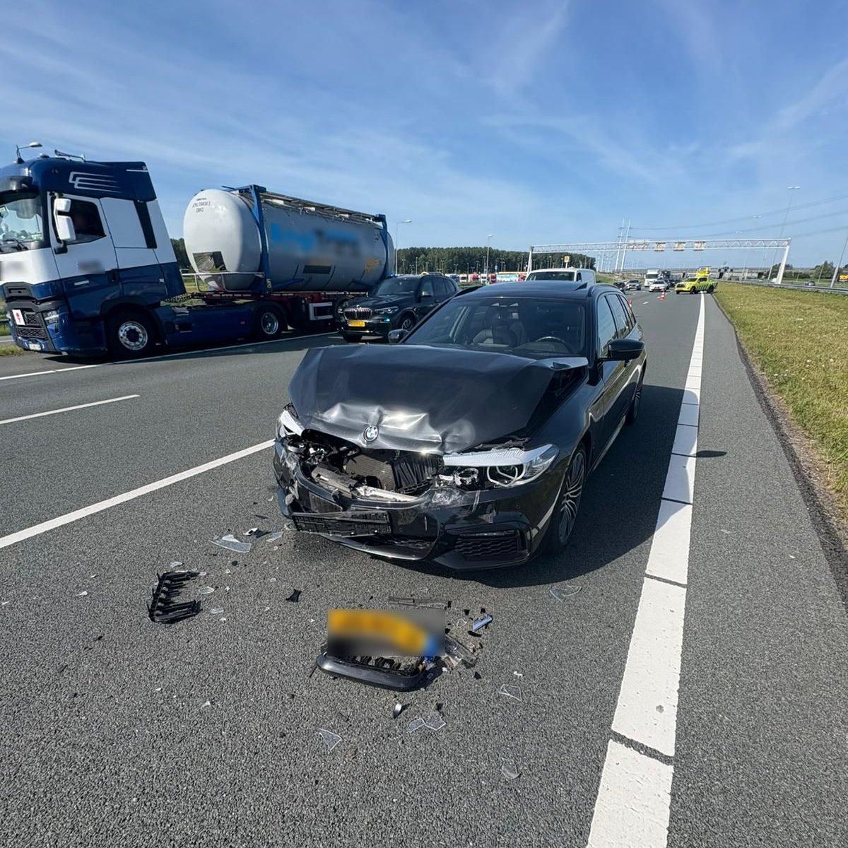 Ongeval op de A4 bij Hoogmade richting Den Haag