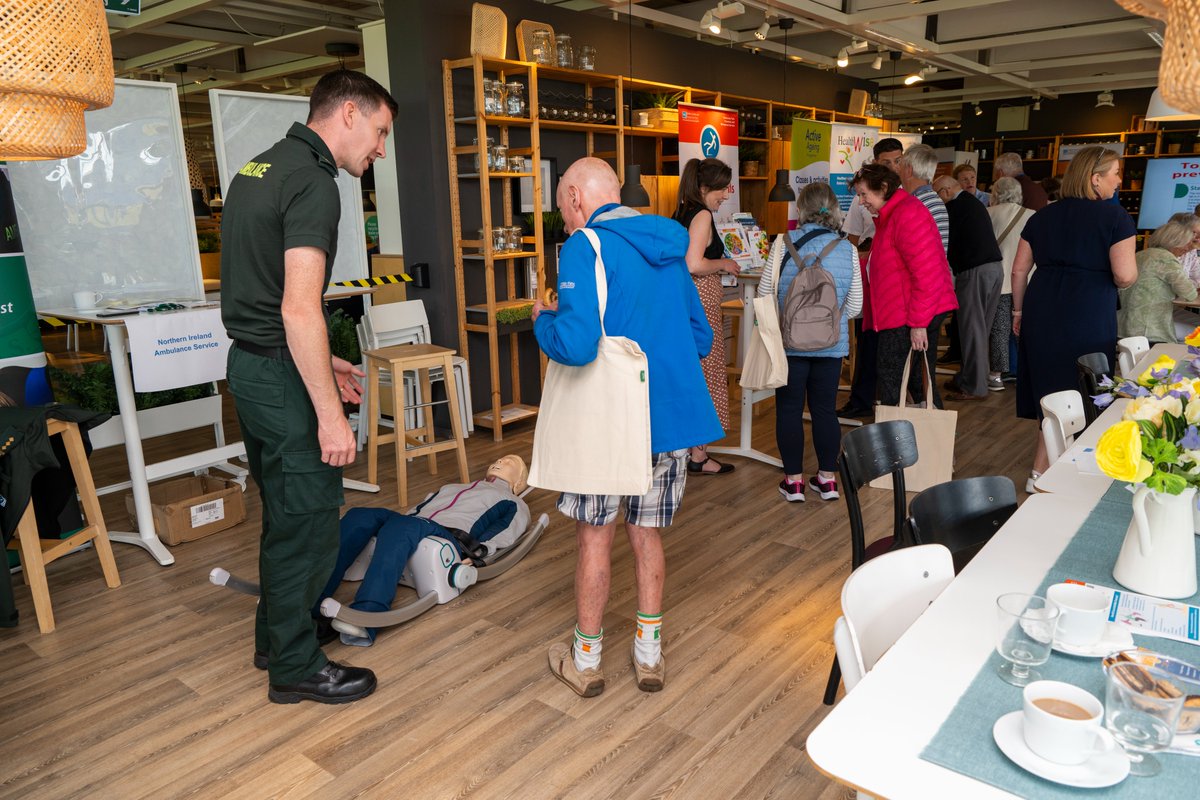 BelfastTrust's tweet photo. Our recent Falls Prevention Roadshow at IKEA Belfast was a great success, with service users finding it very informative. 

Our next event will take place on Wednesday 17th September 2025, 11am-2pm at IKEA Belfast. We hope to see more of you there 👋

https://t.co/H3R5PrkCR4 https://t.co/62EDpua6y7
