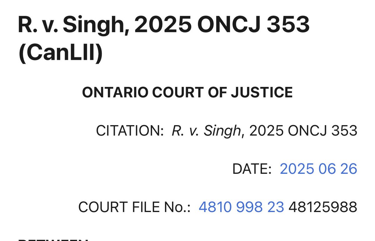 This ruling is unreal.

This pervert - who isn't a permanent resident - was given 90 days' house arrest with a conditional sentence, so that he would have a chance to stay in Canada.

He should be deported. 

canlii.org/en/on/oncj/doc…