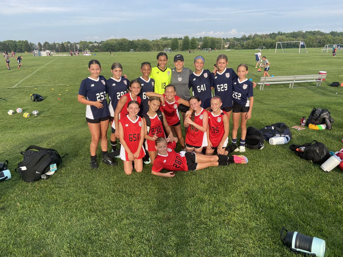 Indiana 2013 Girls at Midwest Regional Camp.  <a href="/SoccerIndiana/">Indiana Soccer</a> <a href="/usysodp/">US Youth Soccer ODP</a>