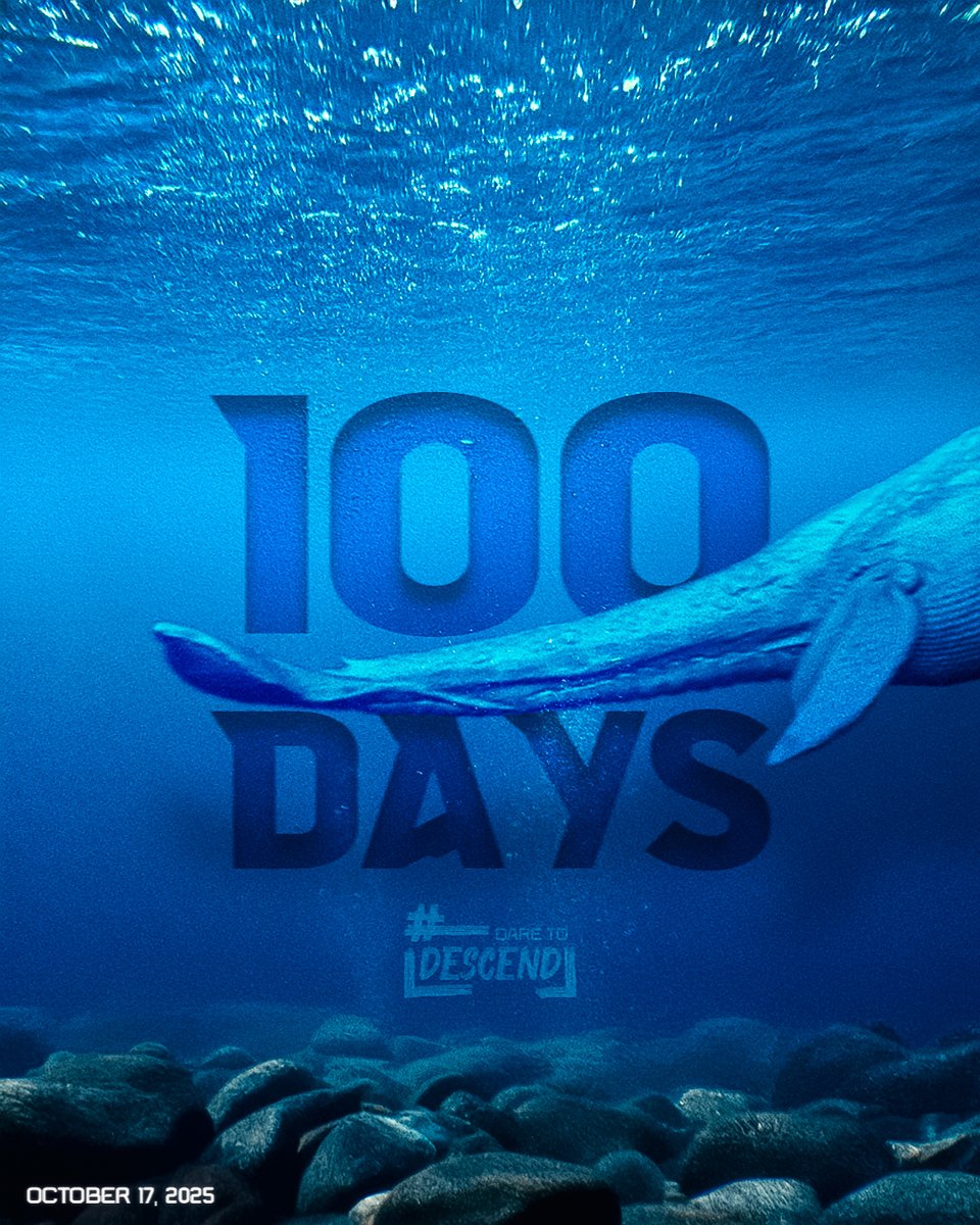 100 days until puck drop and yes, we're counting! #DareToDescend