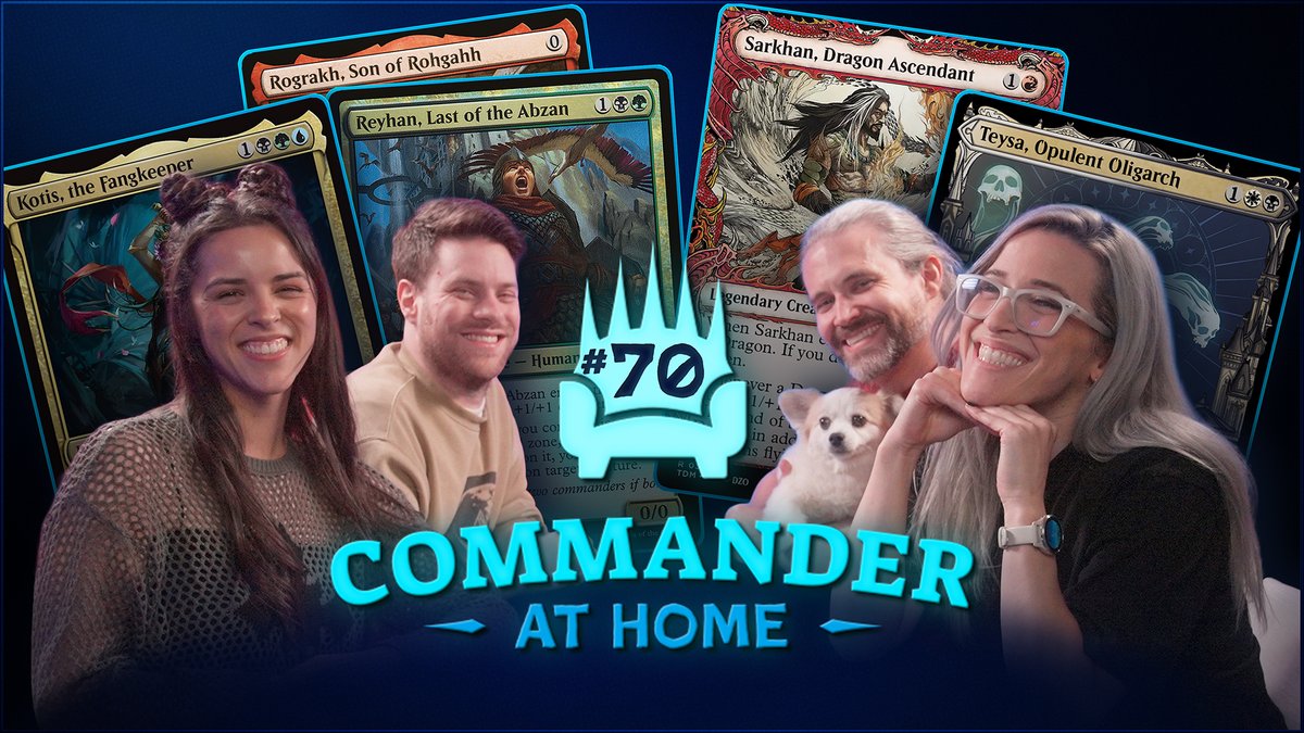 Kotis or Kobold? Pogchamp or Pepehands?

<a href="/AimsTV/">Aims 🔜 GCX Orlando</a>  and <a href="/Pastrytime/">Julian Carr</a>  ponder the important questions as they join us for the latest episode of Commander at Home!

Can Teysa pay off Sarkhan with treasure? How big does that Kobold get?

Find out now!  

LIVE: youtu.be/JJxb50Ez0uQ