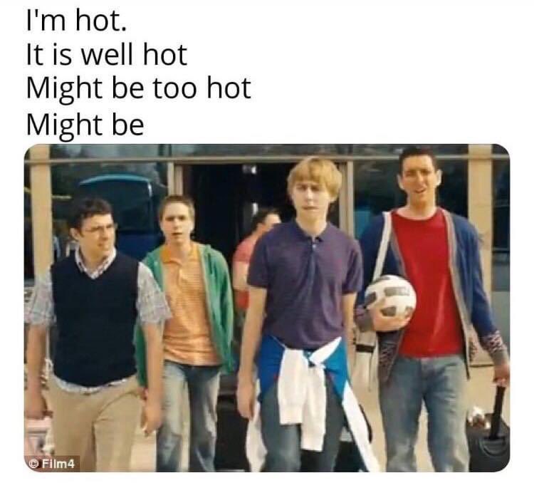 Standard conversation at Oasis in the 31degree heat this weekend ☀️🍺