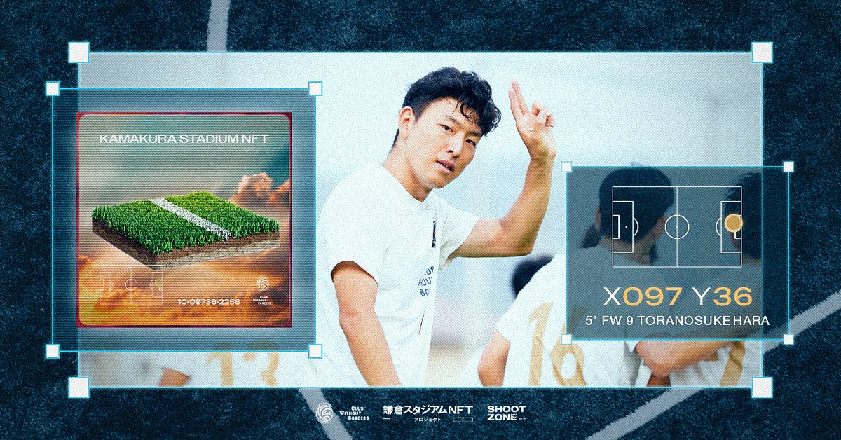 stadiumNFT's tweet photo. #鎌倉インテル 第12節7/6
4得点(ピンポイント賞3,PK賞1)

⚽5分 原虎之介 X097 Y36
👟アシストX099 Y17

⚽11分 金城光希 X096 Y44
👟アシストX071 Y51

⚽57分 原虎之介 X009 Y30
👟アシストX015 Y23

⚽81分 河原地亮太 PK
X011Y32/ X011Y33/ X012Y32/ X012 Y33

#1平米オーナーNFT
#playbox AI解析 https://t.co/PZHbgzNEkN